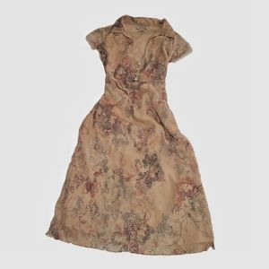 90s Vintage Free People Romantic Midi Dress